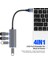 USB 3.0 Hub USB Hub Dock Tipi C 4 Bağlantı Noktalı Çoklu Splitter Adaptörü Otg Samsung Xiaomi Huawei Lenovo Macbook Pro USB 3.0 2.0 Bağlantı Noktaları (Yurt Dışından) 3