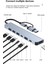 Cerastes 7in2 7 Port 2'si 1 Arada USB 3.0 Hub Tip-C Adaptör USB 2.0 Yüksek Hızlı Iletim Çok Portlu USB Splitter Genişletici Pc Için (Yurt Dışından) 5