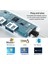USB 3.0/2.0 Type-C 3.1 4 Port USB Hub Çoklu Otg Yüksek Hızlı 5 Gbps Macbook Pc Bilgisayar Telefonu Cep U Disk Fare Klavye (Yurt Dışından) 3