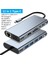 4/8/11/12-In-1 Tip C Hub ile 2 HDMI Çoklu Bağlantı Noktası Adaptörü Dock Istasyonu USB 3.0 4K HDMI RJ45 Sd/tf VGA Pd Dizüstü MacBook iPad Için (Yurt Dışından) 1