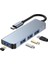 Hub USB C Hub 3.0 HDMI 4K 100MBPS RJ45 USB Tip C Istasyonu Dizüstü Bilgisayar Macbook Air iPad Için Pd Sd Tf ile USB Güç Şeridi Adapte (Yurt Dışından) 1
