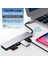 Hub USB C Hub 3.0 HDMI 4K 100MBPS RJ45 USB Tip C Istasyonu Dizüstü Bilgisayar Macbook Air iPad Için Pd Sd Tf ile USB Güç Şeridi Adapte (Yurt Dışından) 3