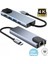 5 In 1 USB C Hub Tip C RJ45 Ağ ile 4K Hd Adaptör 100M 1000M Ethernet Lan Şarj Cihazı Bağlantı Noktası Adaptörü Macbook Pro Için (Yurt Dışından) 1