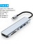 Macbook 8 In 1 Adaptör Pc Için USB C Hub Pd Şarj 8 Bağlantı Noktası Dock Istasyonu RJ45 HDMI Uyumlu Tf/sd Kart Macbook Type-C Splitter (Yurt Dışından) 1
