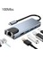 USB C Hub 5 In 1 Tip C 3.1 Ila 4K HDMI Adaptörü ile RJ45 HDMI Pd Kart Okuyucu MacBook Dizüstü Dizüstü Bilgisayar Için Hızlı Şarj (Yurt Dışından) 1