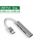 USB 3.0/2.0 Type-C 3.1 4 Port USB Hub Çoklu Otg Yüksek Hızlı 5 Gbps Macbook Pc Bilgisayar Telefonu Cep U Disk Fare Klavye (Yurt Dışından) 1