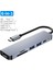 Macbook 8 In 1 Adaptör Pc Için USB C Hub Pd Şarj 8 Bağlantı Noktası Dock Istasyonu RJ45 HDMI Uyumlu Tf/sd Kart Macbook Type-C Splitter (Yurt Dışından) 1