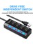 USB Ayırıcı Çok Fonksiyonlu Arayüz Hub Hub Dizüstü Çok Amaçlı U Disk Soket Uzatma Ayırıcı (Yurt Dışından) 3