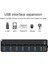 7 Port Usb3.0 USB Hub Ultra Ince Veri USB Splitter Şarj Çoklu USB Bağlantı Noktası Genişletici Hızlı Veri Aktarımı USB Splitter Dizüstü Bilgisayar Için (Yurt Dışından) 2