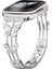 Apple Watch 20MM Kelebek Elmas Metal Kayış, Apple Watch Serisi 8/7/6/5/4/3/2/1/se Saat Kayışı (Yurt Dışından) 1