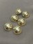 Trençkot Ceket Düğmesi Takımı Bombeli Gold 6'Lı Set 2 cm 2