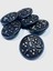 Kaban Mont Düğmesi , Metal Düğme , Antik Sarı , 3 cm , 6'Lı Set 1