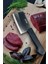 Solid Satır Et Bıçağı Siyah 20 cm ST-400.018 1