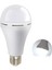 CT-4229 12W 220V E27 Duylu Şarjlı LED Ampul Beyaz 1
