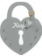 Gri Kalp Anahtarlık 20X25CM 1