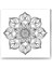Mandala Çiçek Tablo 60 x 60 cm 1
