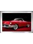 Kırmızı 1957 Ford Thunderbird Klasik Araba-1 Motifli Kanvas Tablo 1