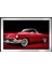 Kırmızı 1957 Ford Thunderbird Klasik Araba-1 Motifli Kanvas Tablo 1