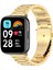Redmi Watch 3 Active Uyumlu Metal Kordon Baklalı Model Paslanmaz Çelik Kayış Özel Pim Tasarımı 2