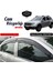 Dacia Duster 2010-2017 Uyumlu Mugen Cam Rüzgarlığı Seti Piano Black 4'lü 1
