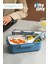 Tek Kat Çift Bölme Bento Lunch Box Ofis-Okul Için Yeni Nesil Sefer Tası Paslanmaz Çelik 588 3