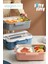 Tek Kat Çift Bölme Bento Lunch Box Ofis-Okul Için Yeni Nesil Sefer Tası Paslanmaz Çelik 588 4