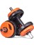 Ecgspor 12 kg Grip Plate Dumbbell Set -10 kg Plate+2x1 kg Dambıl Seti Turuncu-Siyah 1