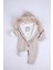 Babyhola %100 Kalın Triko Içi Velsoft Tulum Kız Erkek Bebek Çocuk Kapüşonlu Kışlık Dış Tulum 5710 5