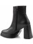 Siyah Kadın Bot & Bootie K02215300509 4