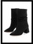 Siyah Süet Kadın Bot & Bootie K02992053002 1
