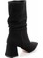 Siyah Süet Kadın Bot & Bootie K02992053002 4