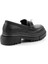 Siyah Kadın Loafer Ayakkabı K01503742309 4