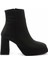 Siyah Süet Kadın Bot & Bootie K02215300502 2