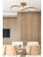 Bedgasm Modern Eskıtme Gold Kasa Ledli Avize 1