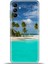 Samsung Galaxy A04S Kılıf Esnek Silikon Kamera Koruma 4K Desenli Özel Tasarım - Bora Bora 1