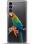 Samsung Galaxy A04S Kılıf Esnek Silikon Kamera Koruma 4K Desenli Özel Tasarım - Macaw Papağan 1