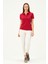 Kadın Regular Fit Polo Yaka T-Shirt 1