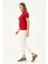 Kadın Regular Fit Polo Yaka T-Shirt 2