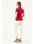 Kadın Regular Fit Polo Yaka T-Shirt 4
