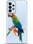 Samsung Galaxy A23 Kılıf Esnek Silikon Kamera Koruma 4K Desenli Özel Tasarım - Macaw Papağan 1