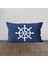 Dümen Navy Blue 30CM x 50CM / Marin Temalı Çift Taraflı Kırlent Kılıfı 1