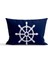 Dümen Navy Blue 30CM x 50CM / Marin Temalı Çift Taraflı Kırlent Kılıfı 2