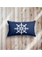 Dümen Navy Blue 30CM x 50CM / Marin Temalı Çift Taraflı Kırlent Kılıfı 4