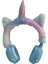 BK-681 Peluş Unicorn Kablosuz 5.0 Mikrofonlu Sd Kart Girişli Kulak Üstü Bluetooth Kulaklık 1