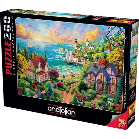 Anatolian 260 Parçalık Puzzle / Sahildeki Köy - Kod 3343