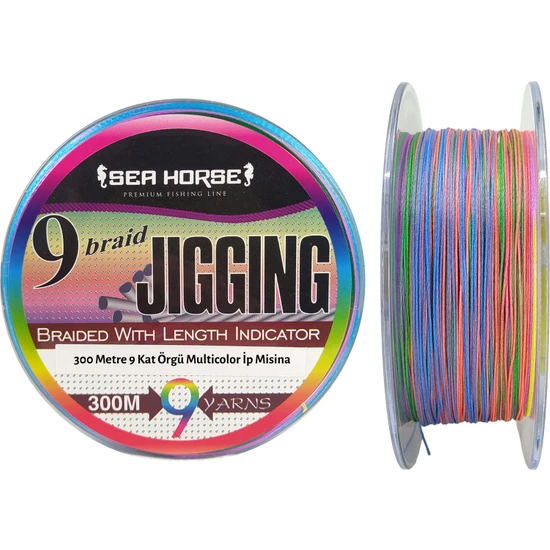 Sea Horse Jigging 300M 9x Renkli Multicolor Ip Misina
