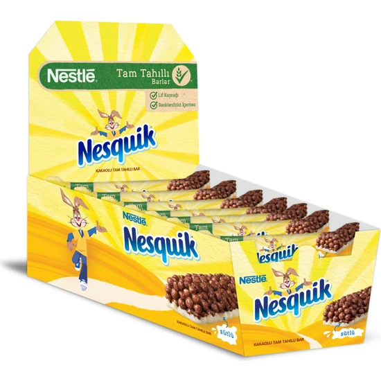 Nestlé Nesquik Tam Tahıllı Bar 24'lü 24x25 gr