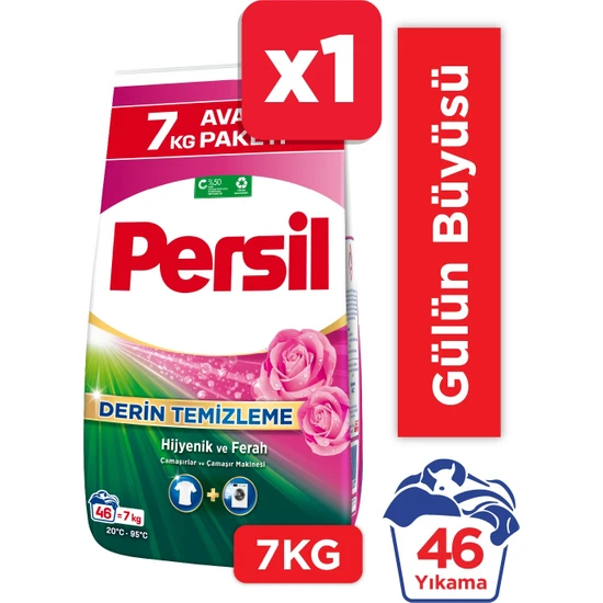Persil Expert Toz Çamaşır Deterjanı Vernel Gülün Büyüsü Kokulu 7 kg