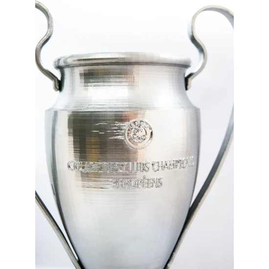 Flexis Uefa Şampiyonlar Ligi Kupası Orjinal Kaliteli Metalik Kaplama 20 cm