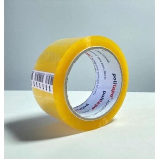 Poly Tape Polytape 1kalite Şeffaf Koli Bandı 45x100 6adet Fiyatı